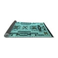 thumbnail image 2 of Ahgly Company Indoor Rectangle Abstract Light Blue Modern Area Rugs, 2' x 4', 2 of 4