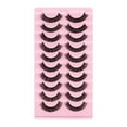 thumbnail image 1 of ZIYIMEI Faux Mink Lashes Russian Strip Natural D Curl Eyelashes, 10 Pairs, 1 of 6