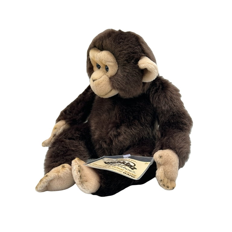 Webkinz Signature Dark Brown Chimpanzee Plush Toy - By Ganz