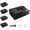 Black-with window-L, variant on Black Gift Box with Window, 9x6.5x3.8 inch Gift Box with Magnetic Lid for Present Contains Ribbon, Card, Groomsman Proposal Box (Glossy)