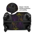 thumbnail image 4 of Bixox Washable Mardi Gras Carnival Printed Luggage Cover, Fashion Suitcase Protector Fits for Medium luggage, 4 of 8