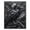 Black, Pattern 5, variant on ODIKA 4'x6' Machine Washable Non-Slip Area Rug, Abstract Black High Traffic Rug, Gray, 1009542
