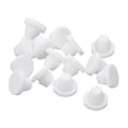 thumbnail image 1 of Paquete de 26 tapones de agujero de silicona, tapones redondos de goma blanca para tubos de botella con diámetro interior de 7-8mm, 1 of 6