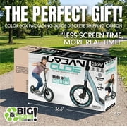 Large Kick Scooter for Adults & Teens – 12 Spoked Air Tires, 300lbs, Tall Bars, Wide Deck, Kickstand – Madd Gear Metro Urban Glide 300