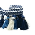 thumbnail image 6 of Abbraccia Polyester Tassel Long Fringe Trim Crafts Accessories Tassel Lace Trim Polyester Fringe for DIY Curtain Lamp Shade Home Decor blue, 6 of 9