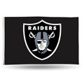 thumbnail image 1 of NFL Oakland Raiders Bannière Drapeau 3 Pieds par 5 Pieds Simple Face avec Œillets, 1 of 3