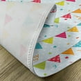 thumbnail image 5 of Ambesonne Cartoon Place Mats Set of 4, Birthday Party Flags Stars, Standard Size, Multicolor, 5 of 6