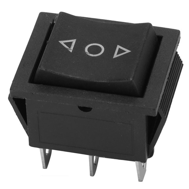 Interruptor basculante momentáneo de 3 posiciones de encendido y apagado en 6 pines universal para automóviles, motocicletas y barcos