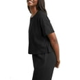 thumbnail image 3 of Hanes Originals Women's Rolled Short Sleeve Boxy Crew Tee, 3 of 5