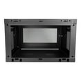 thumbnail image 2 of StarTech.com 2 Post 6U 19 Pouces Wall Mount Network Cabinet, 15 Pouces Deep Locking IT Switch Depth Enclosure, Vented Computer/Electronics Equipment Data Rack with Shelf & Hook & Loop Tape /Assembled 6U (RK616WALM) - Armoire Murale - Montable au Mur - Noir -, 2 of 6