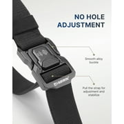 FAIRWIN Belt for Men, Nylon Web Work Belt, Black