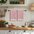 thumbnail image 3 of Sm:)e Bunny He is Risen Floral Bless Our Home Easter Kitchen Dish Towels 18x26 Inch Set of 4 Pink, 3 of 6