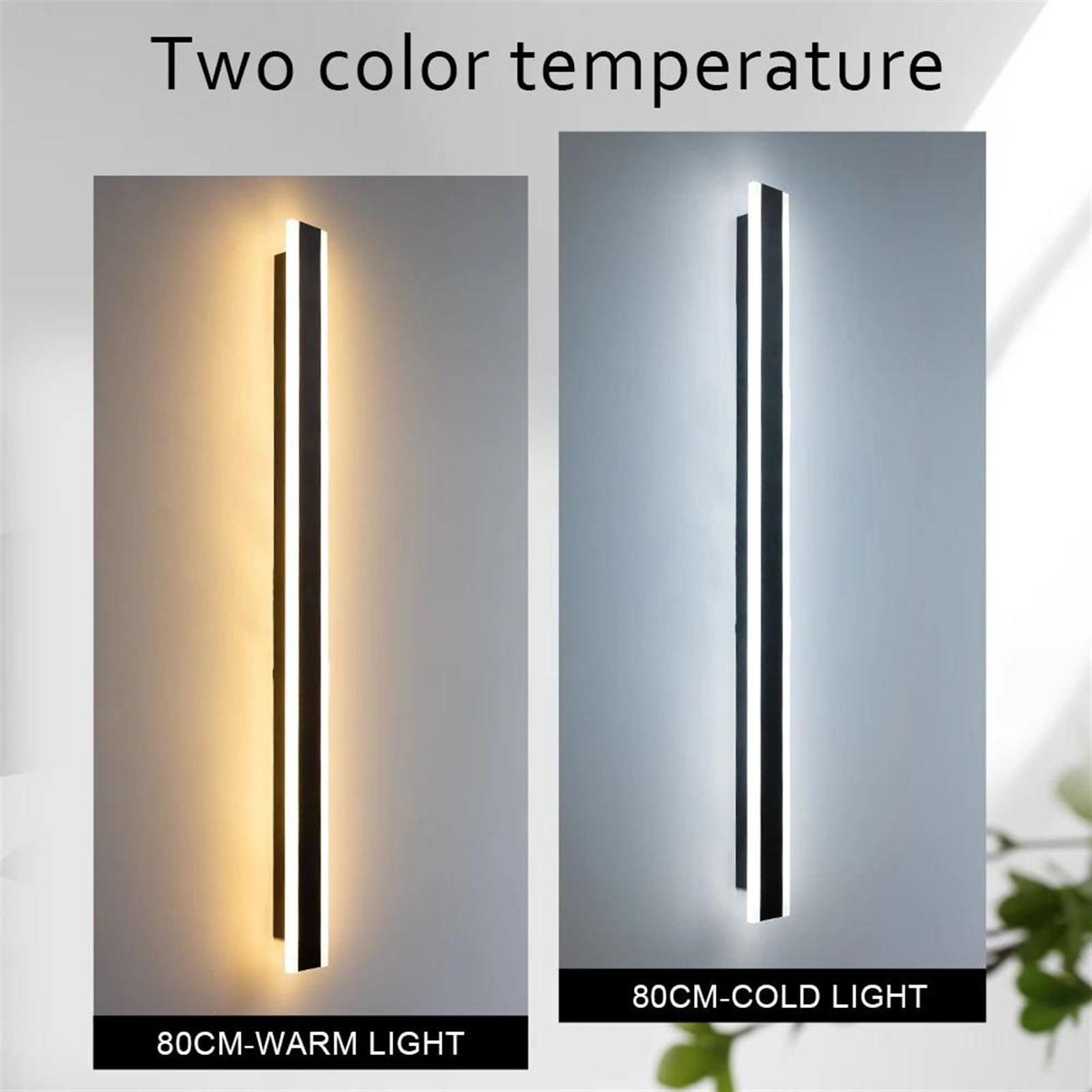 Modern Long Wall Light Balcony Villa Porch Hallway External Lamps Outdoor Lighting Waterproof Garden Wall Lamps IP65