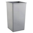 thumbnail image 2 of Rubbermaid Commercial Untouchable Waste Container Square Plastic 50gal Gray 3959GRA, 2 of 2