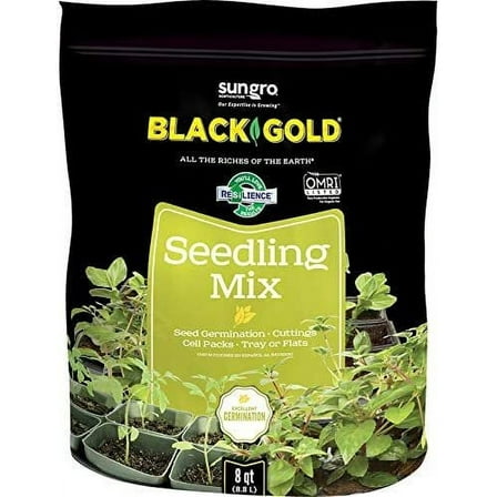 Black Gold Organic Seed Starter Mix 8 qt. - Case of: 8; Each Pack Qty: 1;