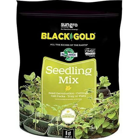 Black Gold Organic Seed Starter Mix 8 qt. - Case of: 8; Each Pack Qty: 1;
