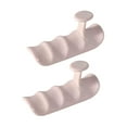 thumbnail image 4 of 2 piezas empuñaduras de levantamiento de pesas resistentes para ejercicio entrenamiento de fuerza con mancuernas Rosa, 4 of 8