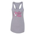 thumbnail image 2 of In October We Wear Pink Awareness Ladies Racerback Tank Top, Heather Grey, X-Large, 2 of 3