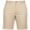 Stone, variant on Front Row Womens Cotton Rich Stretch Chino Shorts