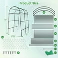 thumbnail image 3 of Costway 1 PCS 7.5FT Garden Arch Trellis Outdoor Plant Support Archway for Climbing Vine Flower, 3 of 10