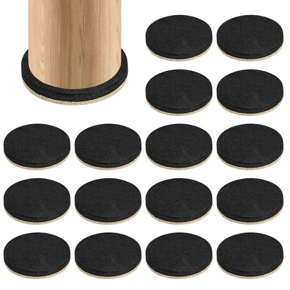 EEEkit Felt Furniture Sliders, 16pcs 2.9" Reusable Furniture Movers Sliders for Hardwood Floors, Self-Stick Furniture Pads, Floors Protectors