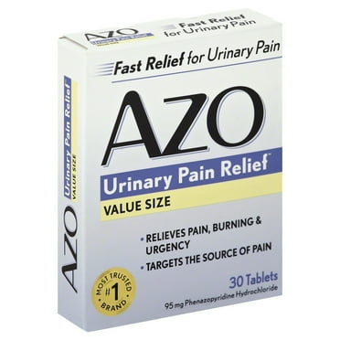 AZO Urinary Pain Relief Tablets 30 ea (Pack of 4)