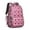 Pink Pug Puppies, variant on Pink Dog Paw Backpack for School,Cute School Bag,Schoolbag with Adjustable Shoulder Straps & Padded Back,16.9 Inch