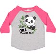thumbnail image 3 of Inktastic My Oma Loves Me- Cute Panda Boys or Girls Toddler T-Shirt, 3 of 5