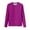 Purple, variant on Bxsruta Womens Plus Size Clearance Womens Summer Casual Long Sleeve Blouse Round Neck Tops T-Shirt