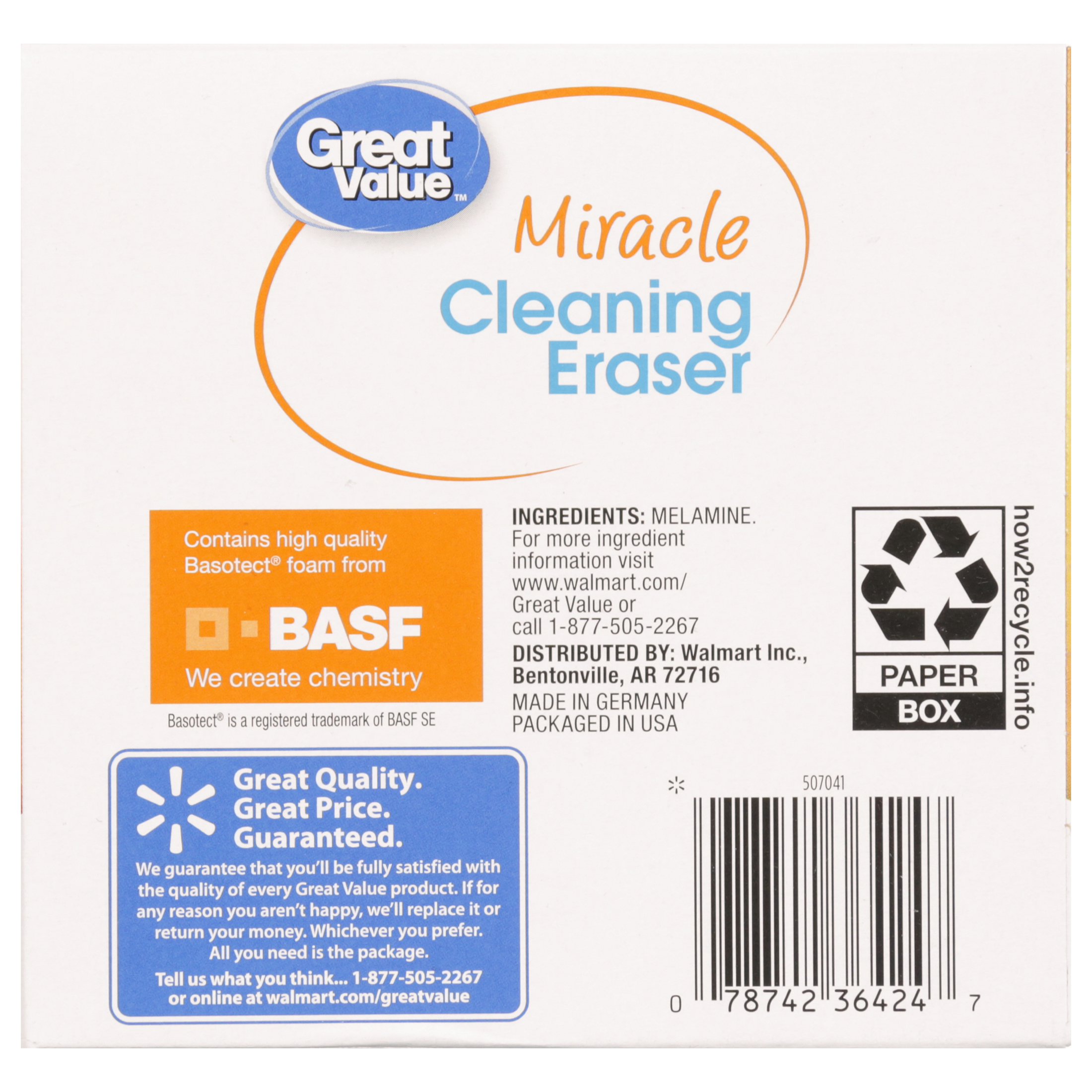 Great Value Original Cleaning Erasers, 12 Count photo 4