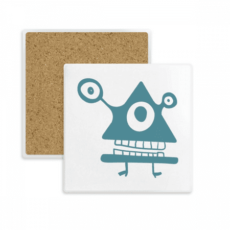 

Universe And Alien Cyclops Alien Creature Square Coaster Cup Mat Mug Subplate Holder Insulation Stone