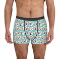 thumbnail image 1 of Fotbe Cute Corgi Head Calzoncillos Tipo Boxer con Bolsa de Soporte Total para Hombre, X-Temp Fresco, Transpirable y de Secado Rápido-Large, 1 of 5