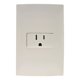 thumbnail image 1 of Placa Con Contacto Polarizado Leviton Blanco 15A 125-250V, 1 of 3