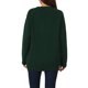 thumbnail image 3 of Suéter casual de manga larga con cuello redondo y bolsillos para mujer INSPIRE CHIC XL verde oscuro, 3 of 5