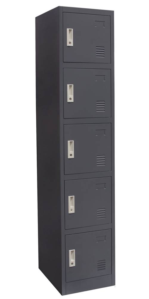 5Door Metal Storage Locker with Key Lock Entry by Diamond Sofa