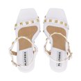 thumbnail image 4 of Sandalia De Plataforma Con Estoperoles Para Mujer Cabra Blanco Platonia EUGENIA-01-BLANCO, 4 of 8