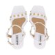 thumbnail image 4 of Sandalia De Plataforma Con Estoperoles Para Mujer Cabra Blanco Platonia EUGENIA-01-BLANCO, 4 of 8