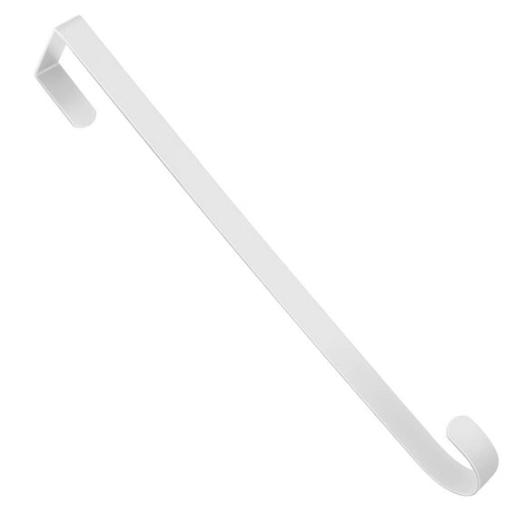 Bgageg 12 In Wreath Hanger Wreath Holder Door Hook For Xmas Easter Spring Wreath Front Door Hanger Bronze, White