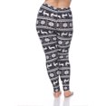 thumbnail image 4 of White Mark Leggings à Imprimé des Fêtes pour Femmes, 4 of 5