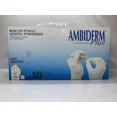 thumbnail image 2 of Guantes descartables Ambiderm Plus color blanco talle L de látex con polvo x 100 unidades, 2 of 5
