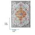thumbnail image 3 of Livabliss Area Rugs for Living Room, 8x11 Harput Traditional Blue Rug, Bedroom Dining Room Home Decor Stain Resistant Carpet (7'10" x 11'), 3 of 10