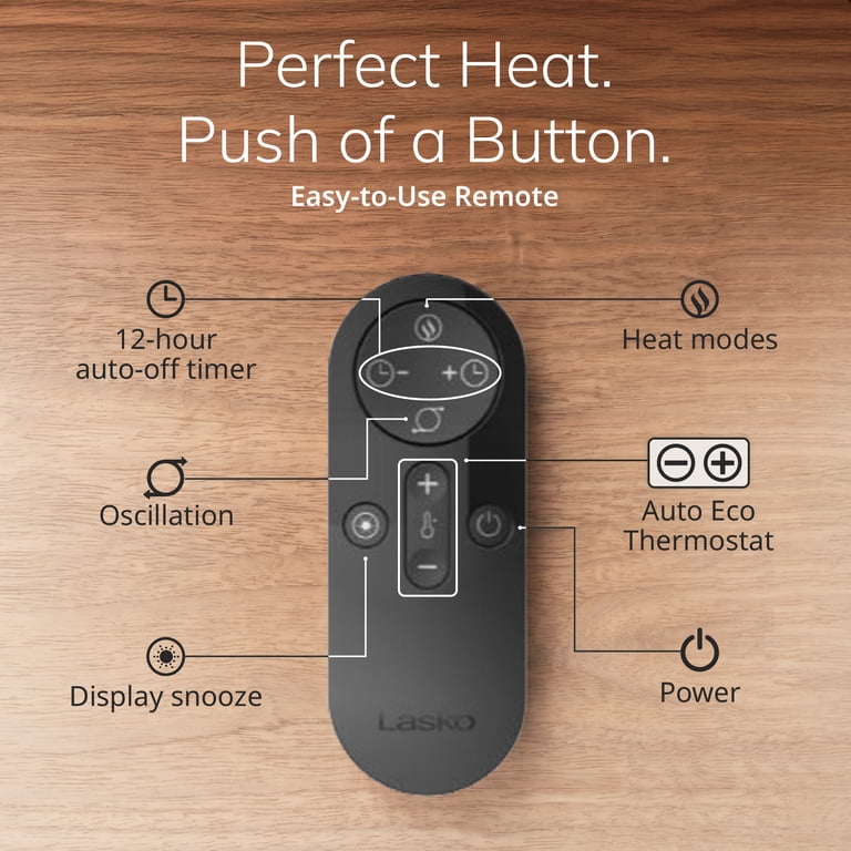 Lasko, Ceramic Space Heater, 1500W, Widespread Oscillation