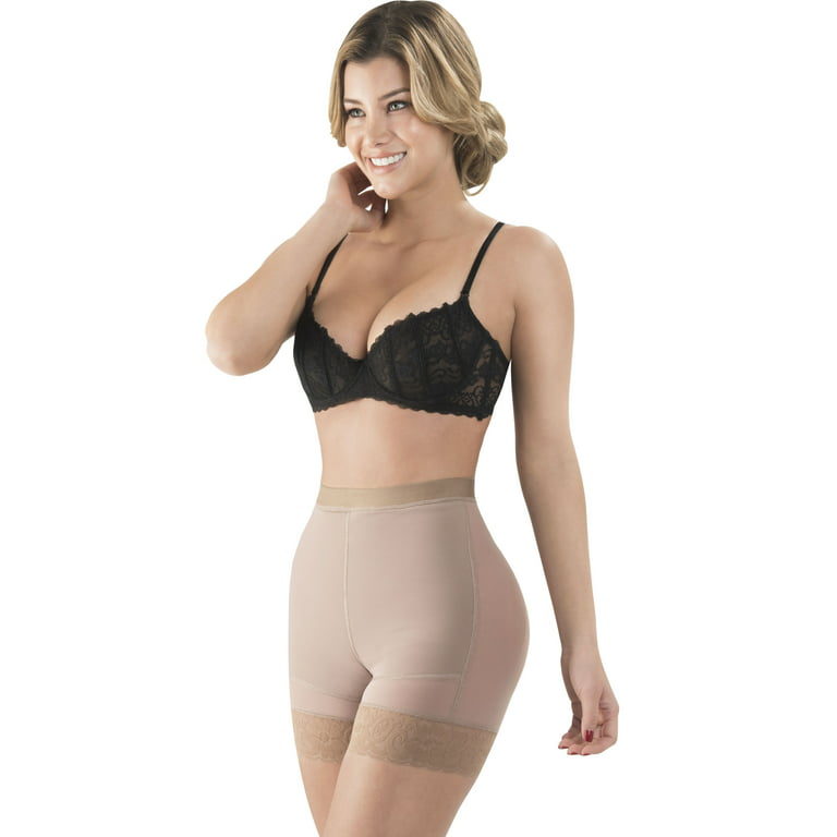 Powernet Butt Lifter Enhancer High Waist Shorts Women Girdle Fajas Levanta  Cola Moldeadoras Colombianas Cocoa 614C by Fiorella Shapewear 