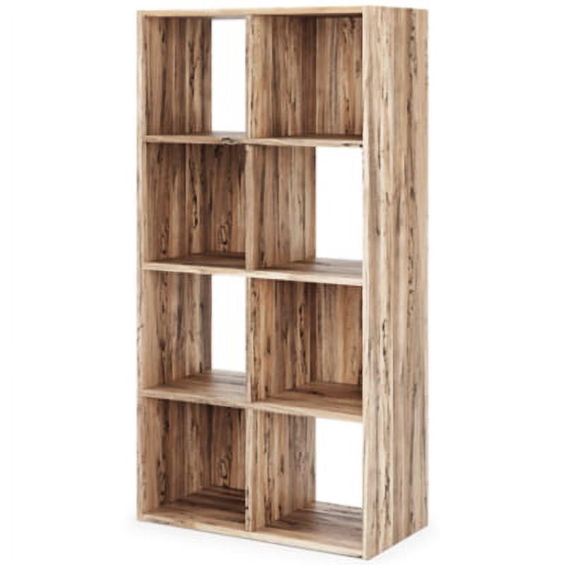 Signature Design by Ashley Contemporary Piperton Eight Cube Organizer  Natural