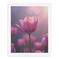 thumbnail image 5 of Paint By Numbers Kit for Adults Beginner - Pink Tulip Soft Glow Blossom DIY Canvas Painting Kits for Adults, Frameless Paint By Number for Adults for Home Wall Decor 16x20 Inch, 5 of 7