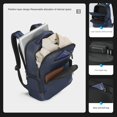 thumbnail image 5 of Tigernu Men's Fashion Backpack Multifunctional Multiple Compartment Backpack Large Capacity Business Backpack Nylon Computer Bag Outdoor Travel Backpack, 5 of 5