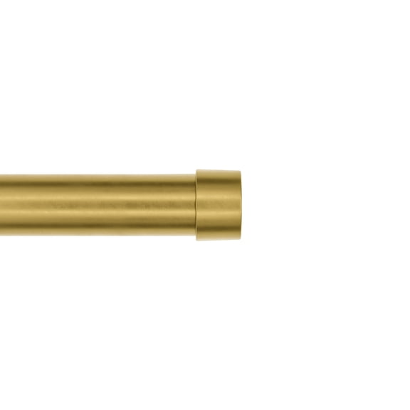 Better Homes & Gardens 5/8" Plated Brass Adjustable Add on Curtain Rod Kit, 32"-120"