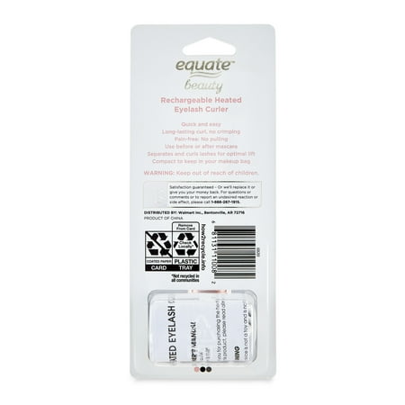 Equate Beauty Rechargeable Heated Eyelash Curler