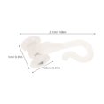 thumbnail image 2 of AURARMLET 100Ud Gancho Para Mosquitera Plástico Con Soporte Para Riel De Y, 2 of 8