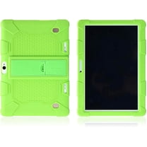Universal Shockproof Silicone Stand Case Cover for 10.1 Inch Android Tablet PC Protective Light Green